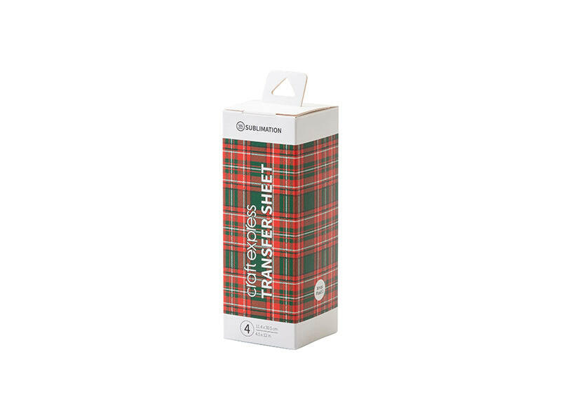 Craft Express 4 Pack 4.5x12 Sublimation Transfer Sheets