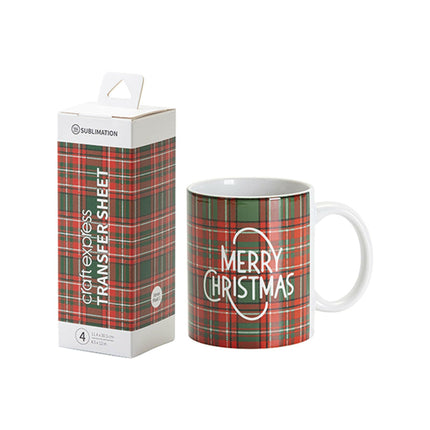 Craft Express 4 Pack 4.5x12 Sublimation Transfer Sheets