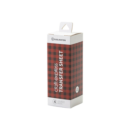 Craft Express 4 Pack 4.5x12 Sublimation Transfer Sheets