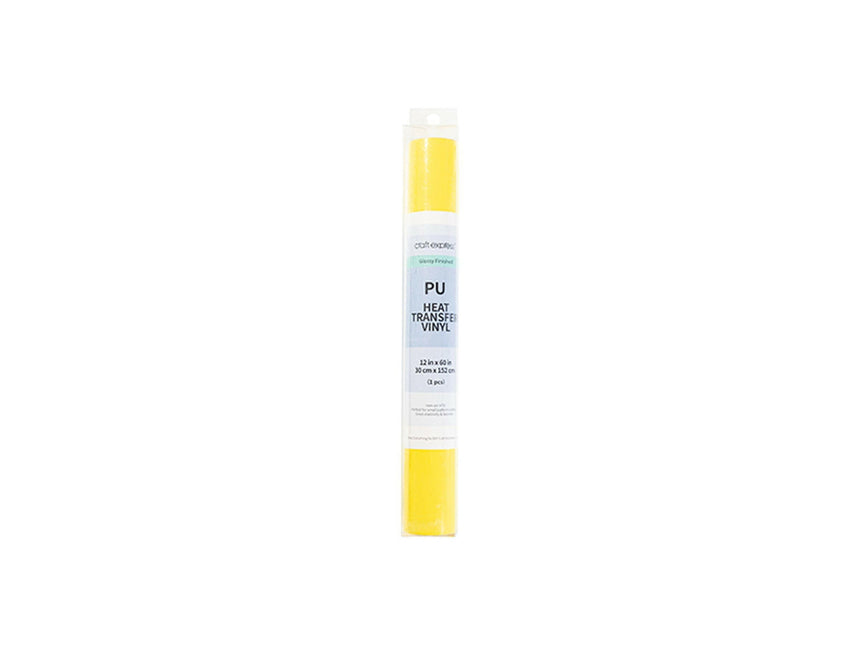 Craft Express 60" Heat Transfer Vinyl Roll – 12" Wide for HTV Crafting