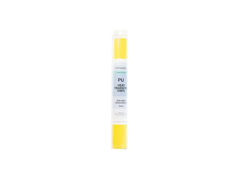Craft Express 60" Heat Transfer Vinyl Roll – 12" Wide for HTV Crafting