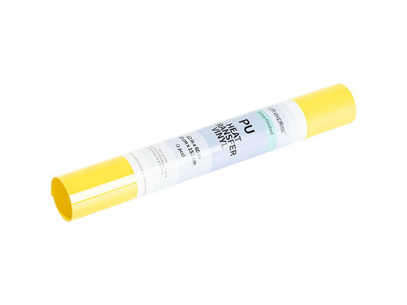 Craft Express 60" Heat Transfer Vinyl Roll – 12" Wide for HTV Crafting