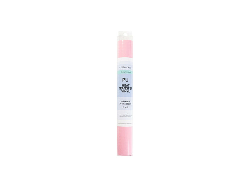 Craft Express 60" Heat Transfer Vinyl Roll – 12" Wide for HTV Crafting