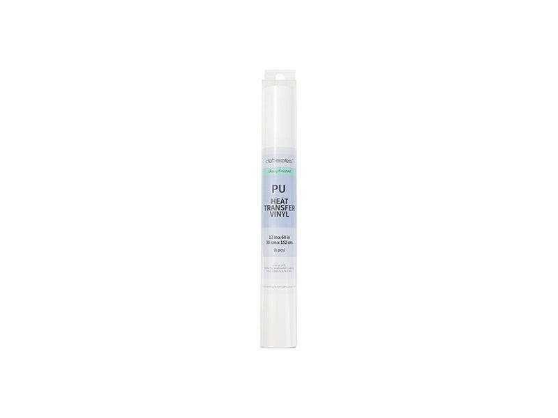 Craft Express 60" Heat Transfer Vinyl Roll – 12" Wide for HTV Crafting