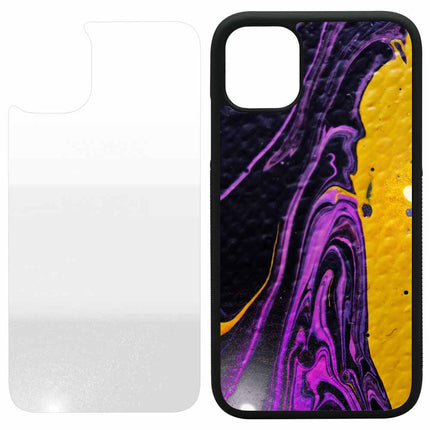 Sublimation Blank Case with Sparkle Inserts for iPhone 11/12