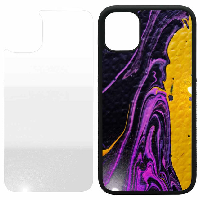 Sublimation Blank Case with Sparkle Inserts for iPhone 11/12