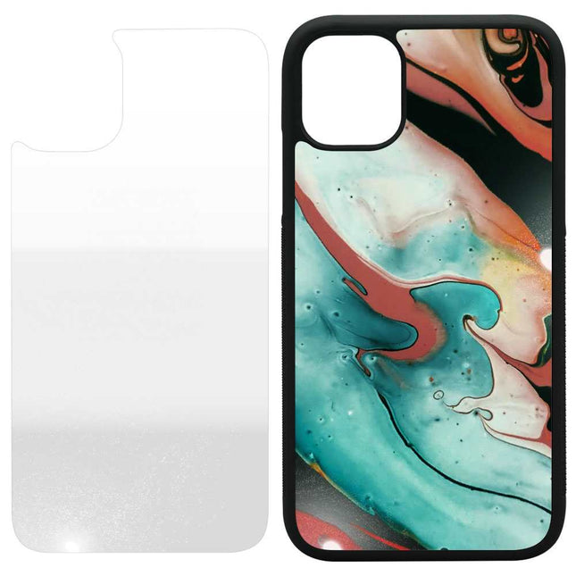Sublimation Blank Case with Sparkle Inserts for iPhone 11/12