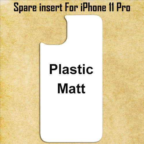 White Spare Aluminum Inserts for Sublimation Cases Compatible with iPhone - All Models