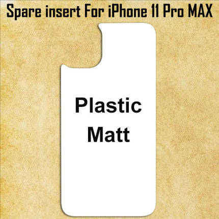 White Spare Aluminum Inserts for Sublimation Cases Compatible with iPhone - All Models