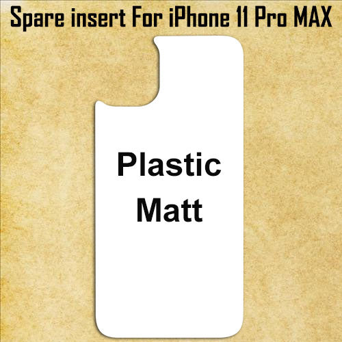 White Spare Aluminum Inserts for Sublimation Cases Compatible with iPhone - All Models