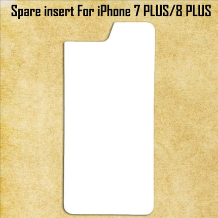 White Spare Aluminum Inserts for Sublimation Cases Compatible with iPhone - All Models