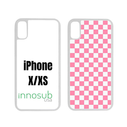 Sublimation Phone Rubber Cases for iPhone 17|16|15|14|13|12|11|Air|Plus|Pro|ProMax - Aluminum Insert