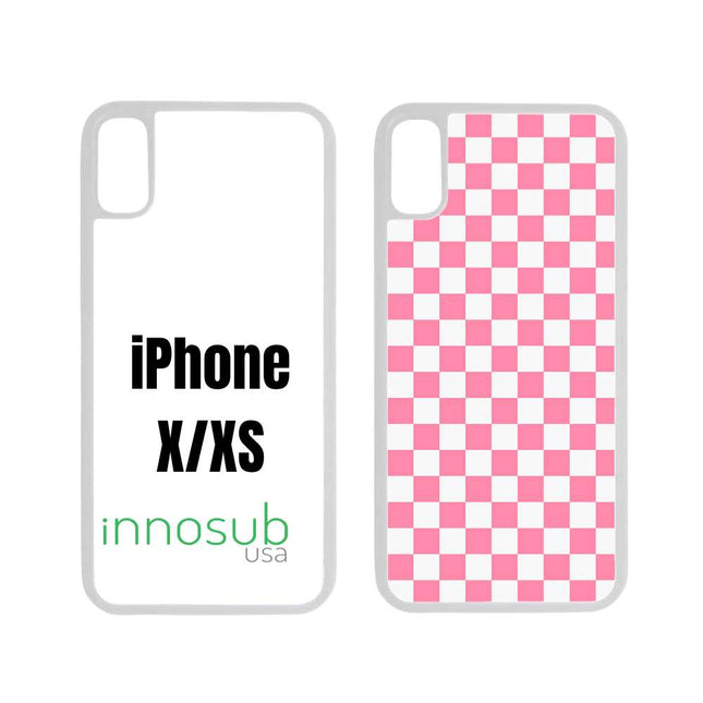 Sublimation Phone Rubber Cases for iPhone 17|16|15|14|13|12|11|Air|Plus|Pro|ProMax - Aluminum Insert