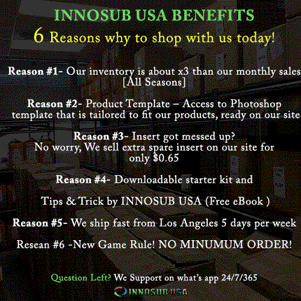 Sublimation Blanks Samsung Galaxy Phone Case Compatible with Note 8/9/10/20- by INNOSUB USA