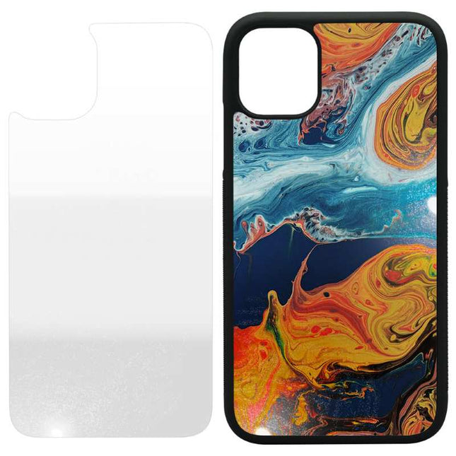 Sublimation Blank Case with Sparkle Inserts for iPhone 11/12