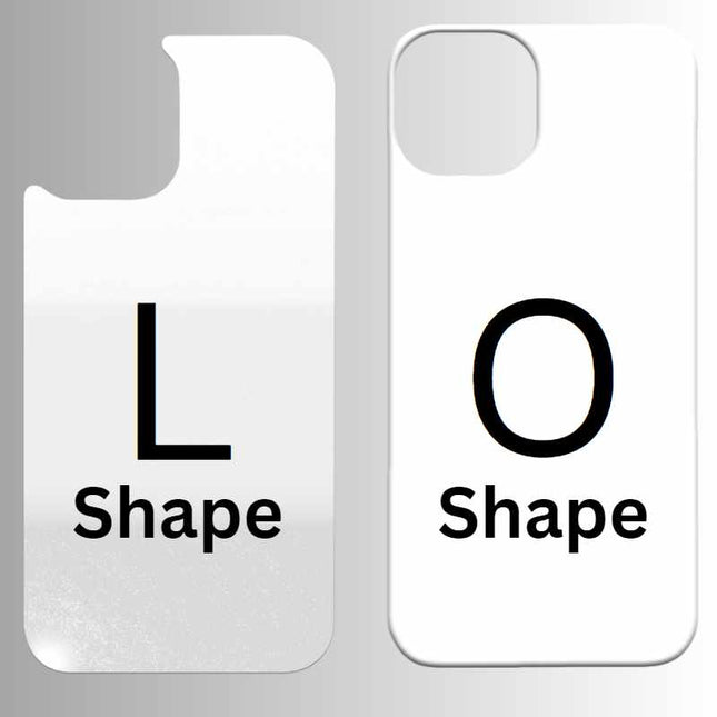 White Spare Aluminum Inserts for Sublimation Cases Compatible with iPhone - All Models