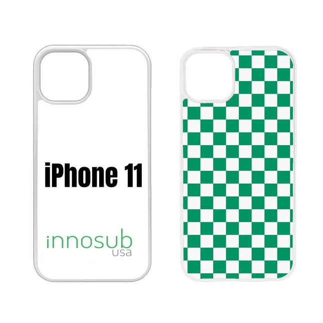 Sublimation Phone Rubber Cases for iPhone 17|16|15|14|13|12|11|Air|Plus|Pro|ProMax - Aluminum Insert