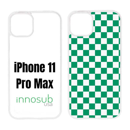 Sublimation Phone Rubber Cases for iPhone 17|16|15|14|13|12|11|Air|Plus|Pro|ProMax - Aluminum Insert