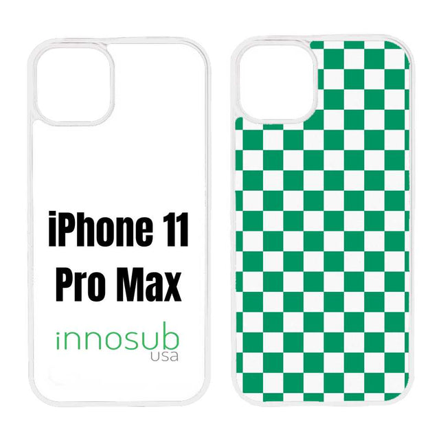 Sublimation Phone Rubber Cases for iPhone 17|16|15|14|13|12|11|Air|Plus|Pro|ProMax - Aluminum Insert