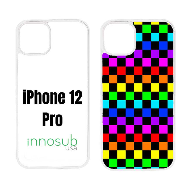 Sublimation Phone Rubber Cases for iPhone 17|16|15|14|13|12|11|Air|Plus|Pro|ProMax - Aluminum Insert