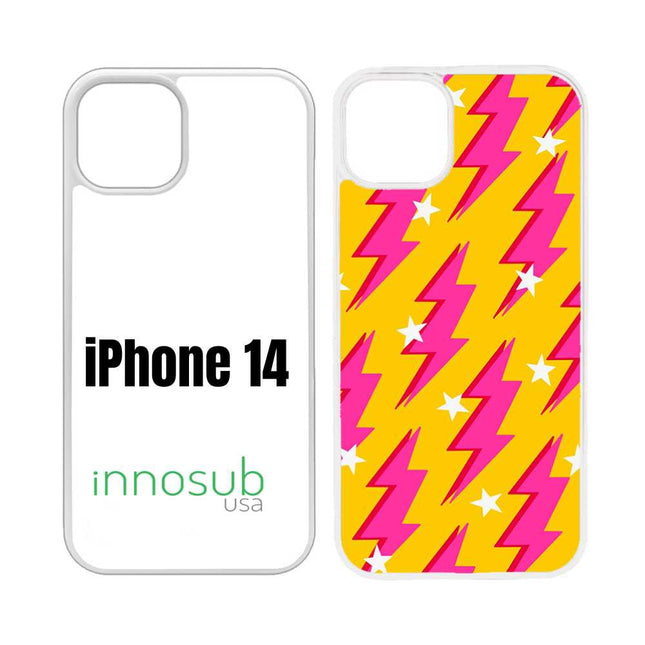 Sublimation Phone Rubber Cases for iPhone 17|16|15|14|13|12|11|Air|Plus|Pro|ProMax - Aluminum Insert