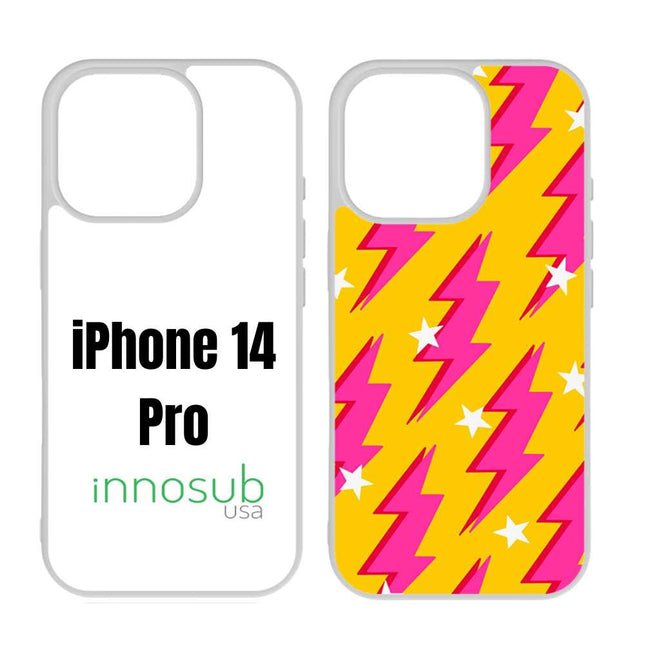 Sublimation Phone Rubber Cases for iPhone 17|16|15|14|13|12|11|Air|Plus|Pro|ProMax - Aluminum Insert