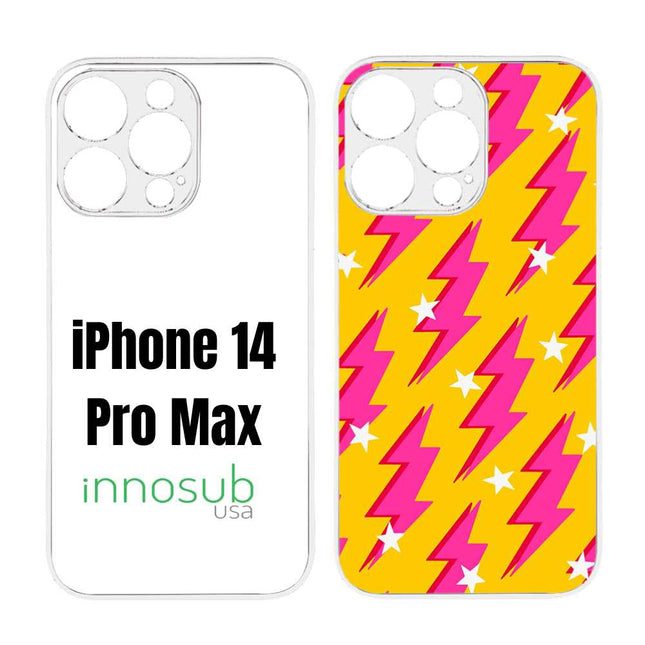 Sublimation Phone Rubber Cases for iPhone 17|16|15|14|13|12|11|Air|Plus|Pro|ProMax - Aluminum Insert