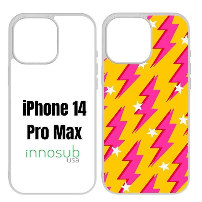 Sublimation Phone Rubber Cases for iPhone 17|16|15|14|13|12|11|Air|Plus|Pro|ProMax - Aluminum Insert