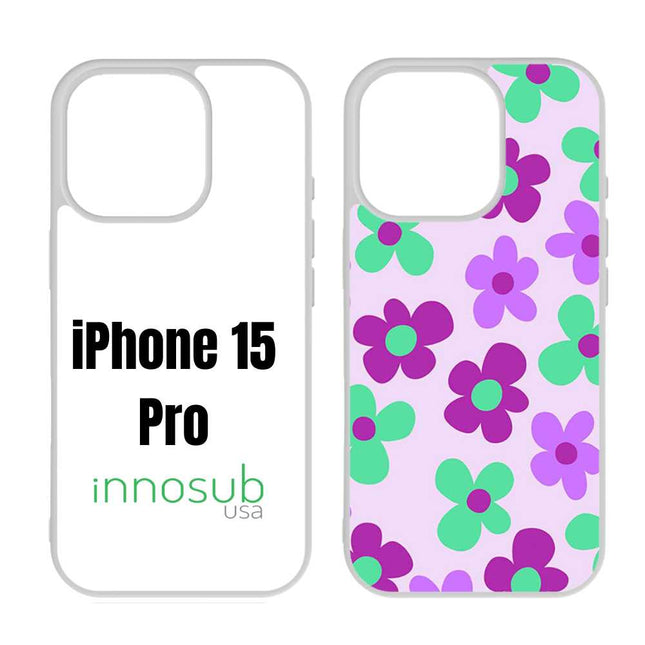 Sublimation Phone Rubber Cases for iPhone 17|16|15|14|13|12|11|Air|Plus|Pro|ProMax - Aluminum Insert