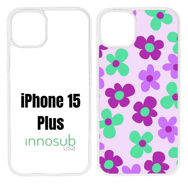 Sublimation Phone Rubber Cases for iPhone 17|16|15|14|13|12|11|Air|Plus|Pro|ProMax - Aluminum Insert