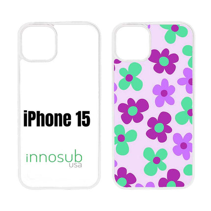 Sublimation Phone Rubber Cases for iPhone 17|16|15|14|13|12|11|Air|Plus|Pro|ProMax - Aluminum Insert