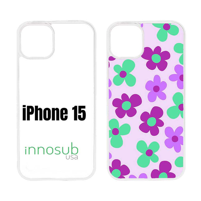 Sublimation Phone Rubber Cases for iPhone 17|16|15|14|13|12|11|Air|Plus|Pro|ProMax - Aluminum Insert