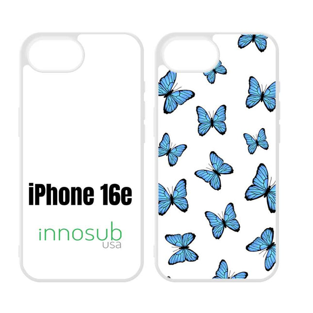 Sublimation Phone Rubber Cases for iPhone 17|16|15|14|13|12|11|Air|Plus|Pro|ProMax - Aluminum Insert