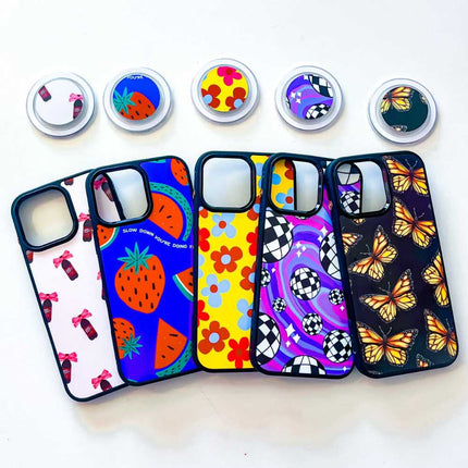 Sublimation Blanks 2D Magnetic Rubber Cases for iPhone 12|13|14|15|16|17|Air|Plus|Pro|Pro Max