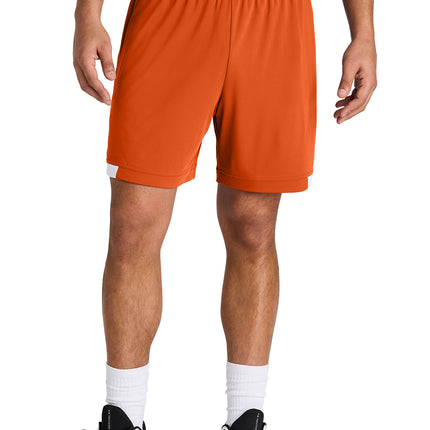 Deep Orange/White