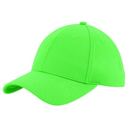 Performance Mesh Cap Neon Green - Nero Illusion