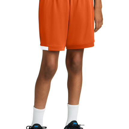 Deep Orange/White