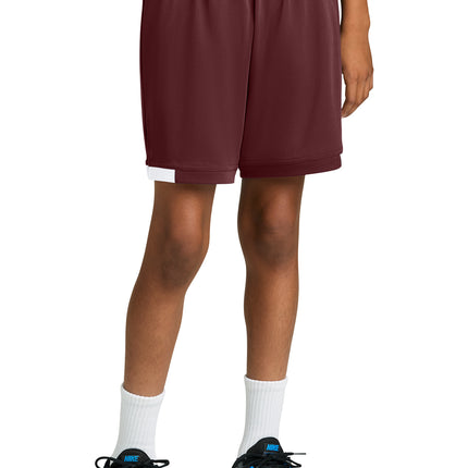 Maroon/White