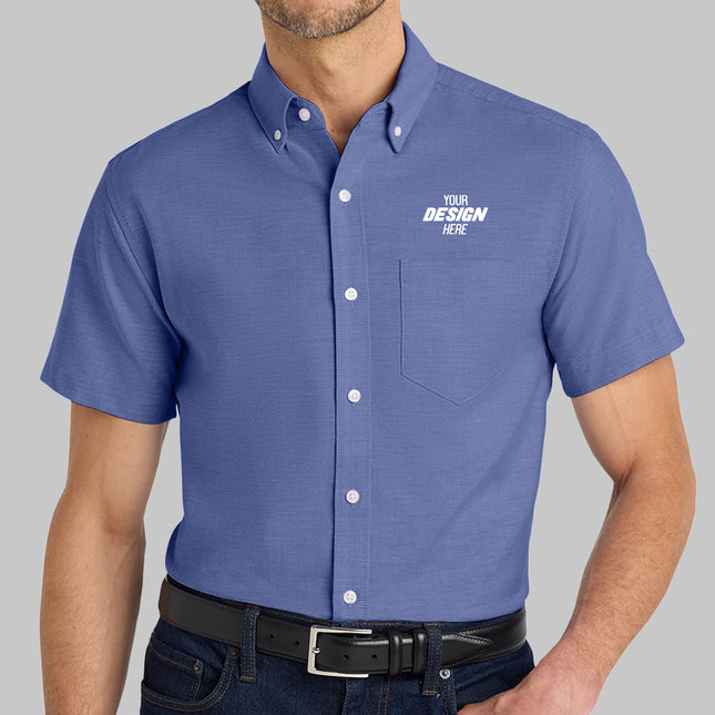 Port Authority Short Sleeve SuperPro Oxford Shirt